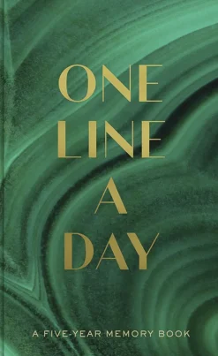 New Mags One Line a Day - Green w/Gold