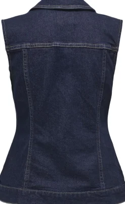 Dame ONLY ONLJOANA RINSE DNM WAISTCOAT MAE