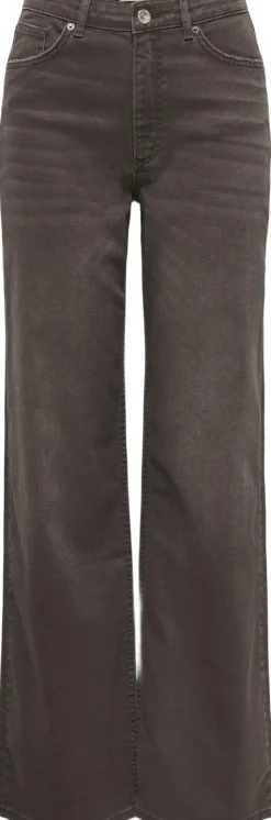 Dame ONLY ONLJUICY HW WIDE LEG BROWN DOT DNM