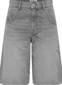 ONLY ONLMATE REG BAGGY LONG SHORTS DNM N Medium grey denim