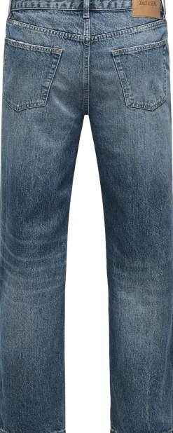 Only & Sons ONSEDGE STR MB GREEN 2341 TAI DNM N Medium blue denim Best