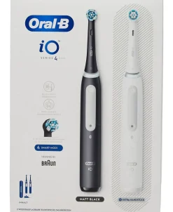 Oral-B iO Series 4 Duo Matt Black/Quite White>Braun