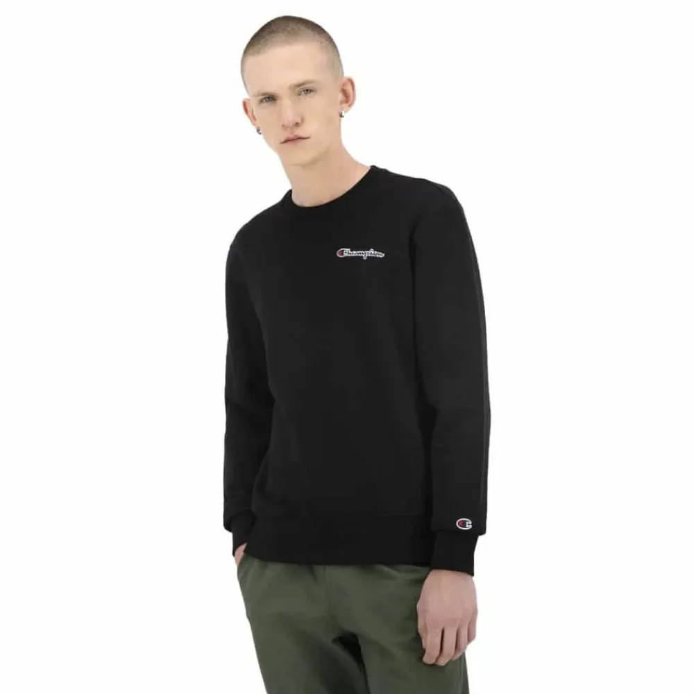 Organic Cotton Blend Small Script Logo sweatshirt>Champion Sale