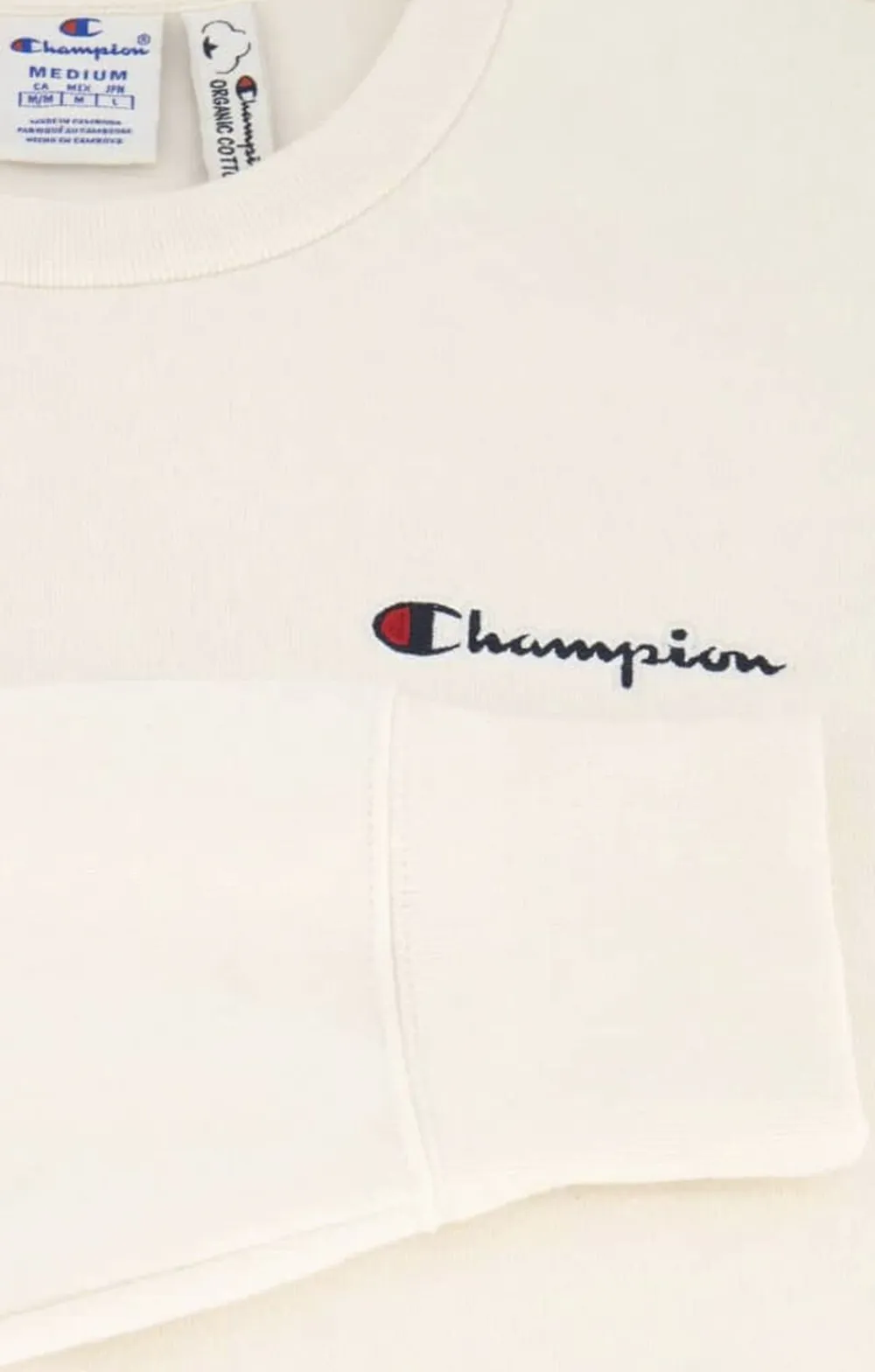 Organic Cotton Blend Small Script Logo sweatshirt>Champion Sale
