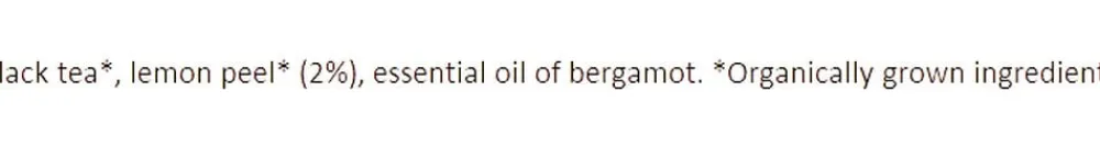 Kusmi Tea Organic Earl Grey Intense - Box of 20 muslin tea bags - 40gr