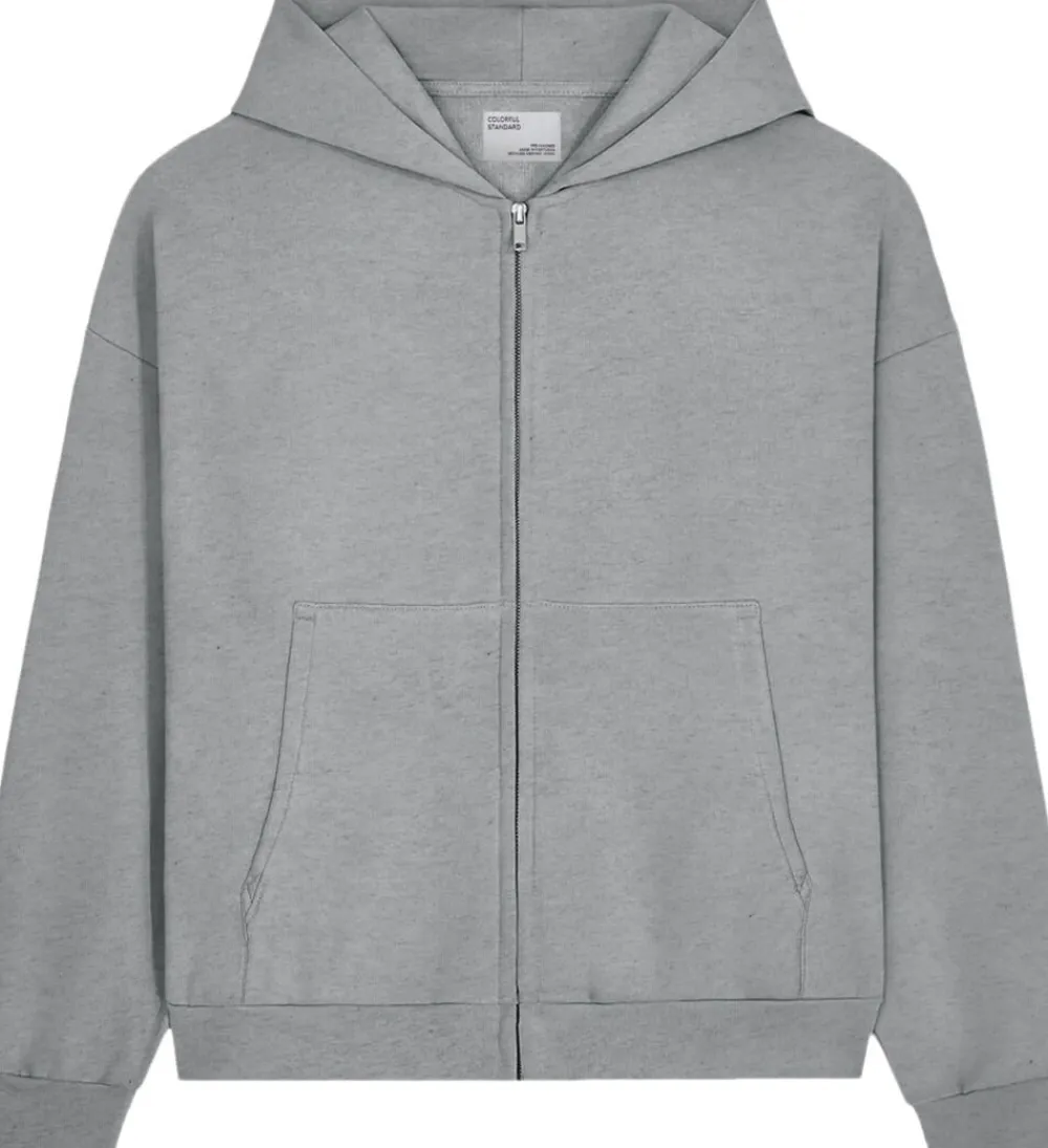 Organic Oversized Zip Hood>Colorful Standard