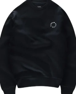 7 Days Active Organic Regular Crewneck 001 black Best