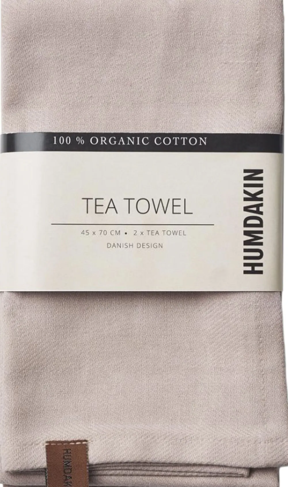 Humdakin Organic tea towel - 2 pack