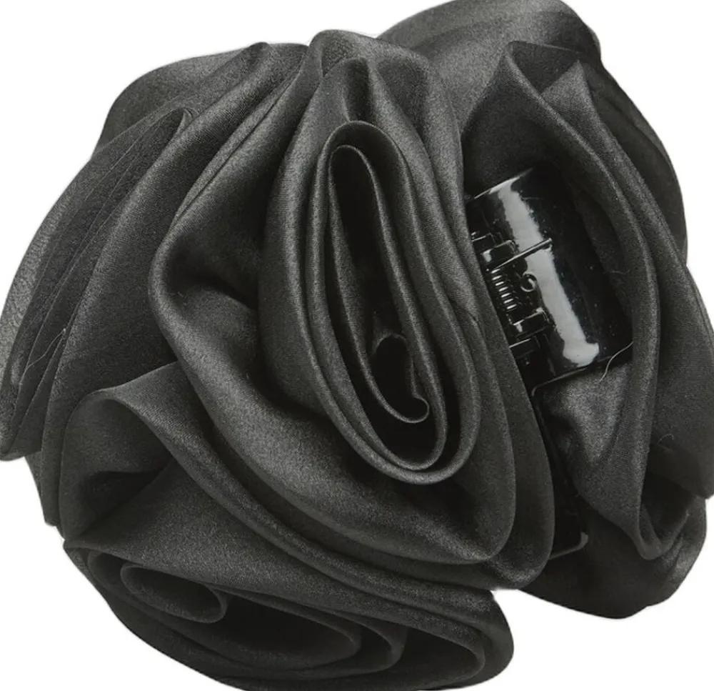 Becksöndergaard Organza Flower Hair Claw Black Hot
