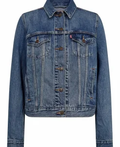 Levi's ORIGINAL TRUCKER SOFT AS BUTTE Blå