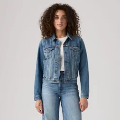 Levi's ORIGINAL TRUCKER SOFT AS BUTTE Blå