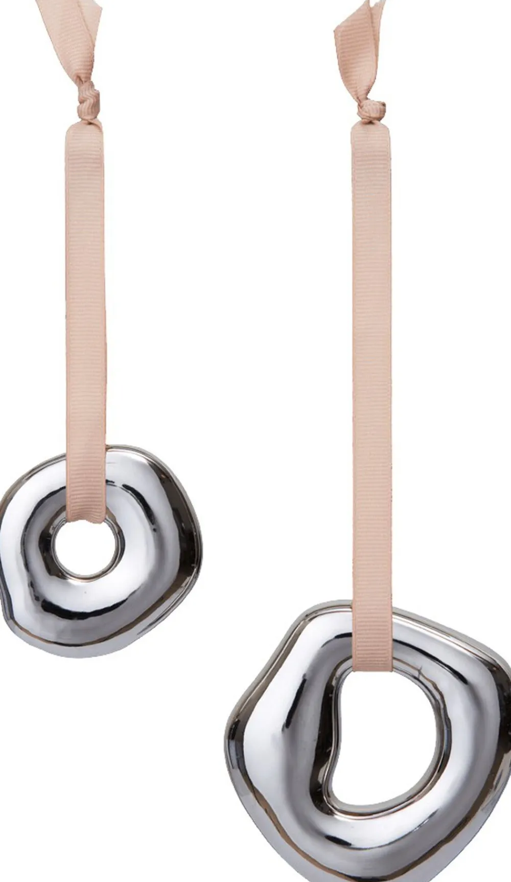 Ferm Living Orrith Ornaments - Set of 2 - Silver Sale