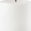 Uyuni Outdoor LED pillar candle, White, 8,4x10 cm