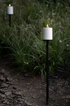 Uyuni Outdoor spike with base, Black, 8,4x60cm