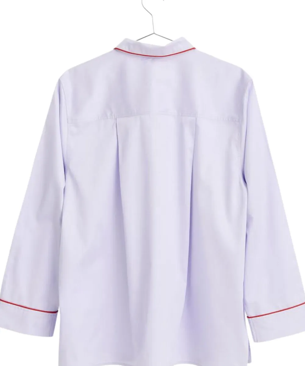 Outline Pyjama L/S Shirt-S/M-Lavend>Hay Discount