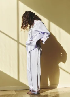 Outline Pyjama L/S Shirt-S/M-Lavend><noscript><img width=