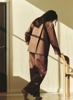 Dame Hay Outline Pyjama Trousers-S/M-Milk Ch