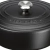 Le Creuset Oval støbejernsgryde 6,3L Matte Black