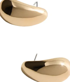 Oval volume earrings>MANGO Outlet