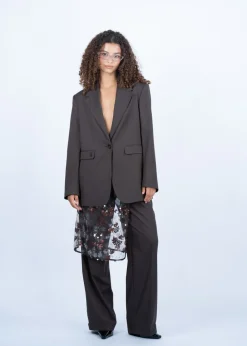 Oversized Blazer><noscript><img width=