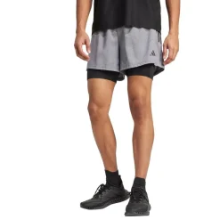 adidas OWN THE RUN 2-IN-1 SHORTS Grå Hot