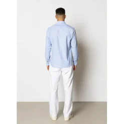 Clean Cut Copenhagen Oxford Stretch Plain L/S Light blue Hot