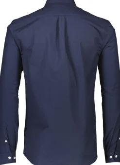 Lindbergh Oxford superflex shirt L/S Navy