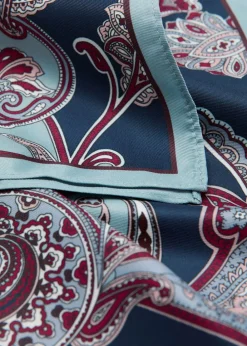 Paisley satin scarf>MANGO Discount