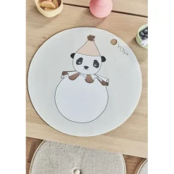 OYOY MINI Panda Pompom Dækkeserviet Clearance