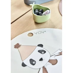 OYOY MINI Panda Pompom Dækkeserviet Clearance