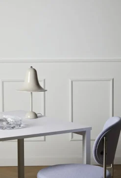 Verpan Pantop Ø23 Portable Table Lamp Grey sand Clearance