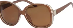 Pilgrim PARKER oversized retro sunglasses light brown Discount