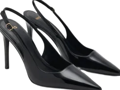Patent heeled shoes>MANGO Clearance