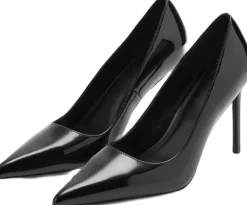 Dame MANGO Patent leather heel shoes
