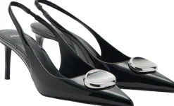 Patent leather high-heeled shoes wi>MANGO Online