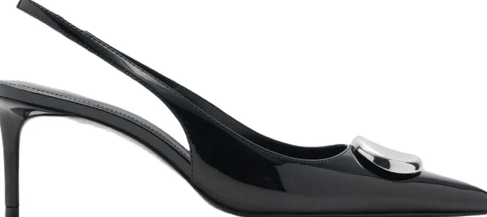 Patent leather high-heeled shoes wi>MANGO Online