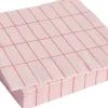Hay Pattern Napkins-Set of 20 Dinner-Light pink and red grid Sale