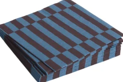 Hay Pattern Napkins-Set of 20 Lunch-Anthracite and bordeaux pillar stripe