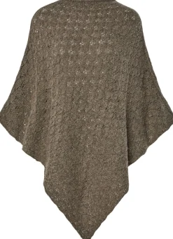Pieces PCJOELLE PONCHO BC Morel Clearance