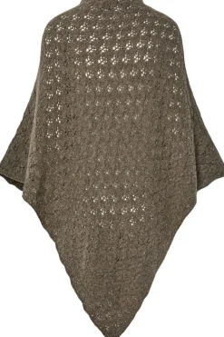 Pieces PCJOELLE PONCHO BC Morel Clearance