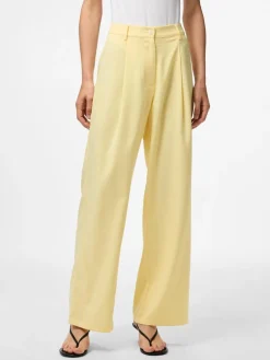 Pieces PCJOLINE HW WIDE PANT WVN D2D French vanilla