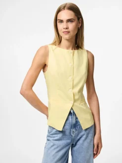 PCJOLINE SL BOATNECK WAISTCOAT WVN><noscript><img width=