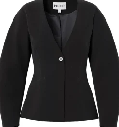 PCKAMIL LS FITTED BLAZER NOOS BC>Pieces Discount