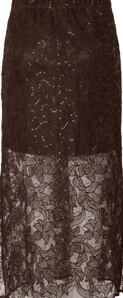 Dame Pieces PCLOUISE HW MIDI SKIRT JRS D2D