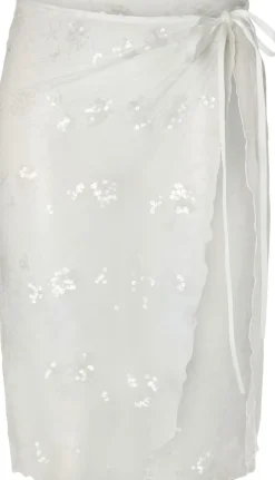 Pieces PCNATASJA LACE SARONG Hvid Online