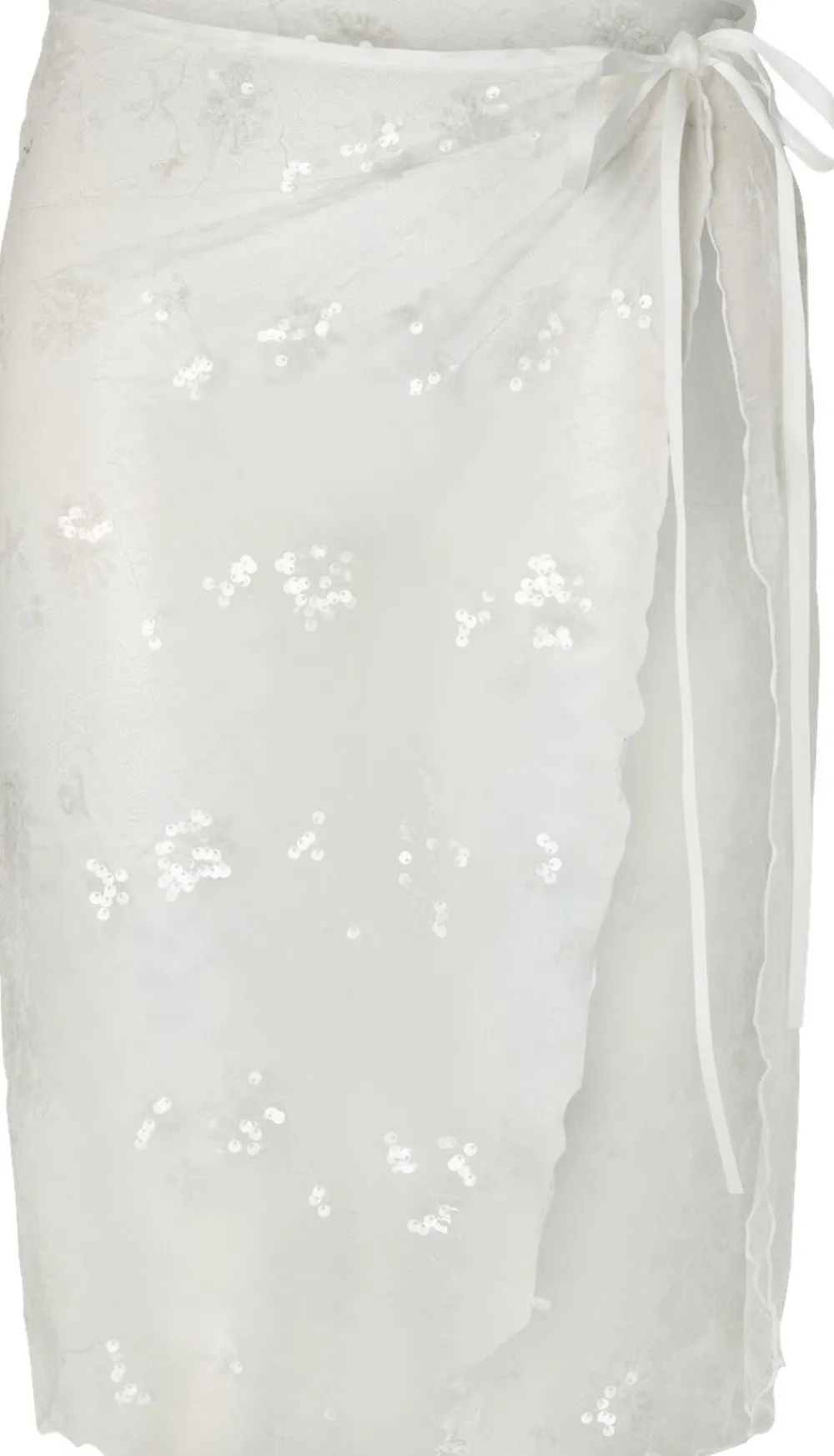 Pieces PCNATASJA LACE SARONG Hvid Online