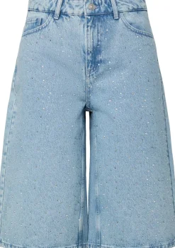 PCNOEL MW DENIM JORTS D2D PP>Pieces Hot