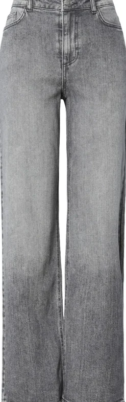 Dame Pieces PCSILKE MW WIDE JEANS MG NOOS BC