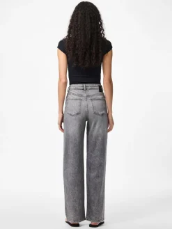 Dame Pieces PCSILKE MW WIDE JEANS MG NOOS BC