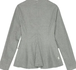 REMAIN PEPLUM TOP WITH LONG SLEEVES Titanium comb. Discount